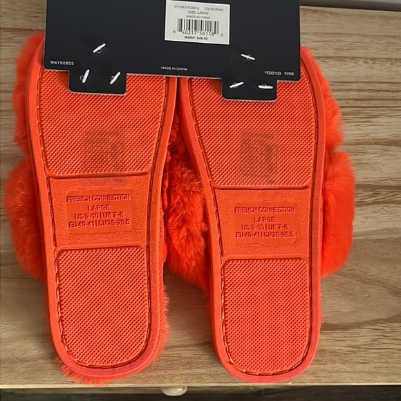 French Connection Indoor/Outdoor Memory Foam Slipper - Picture 3 of 5